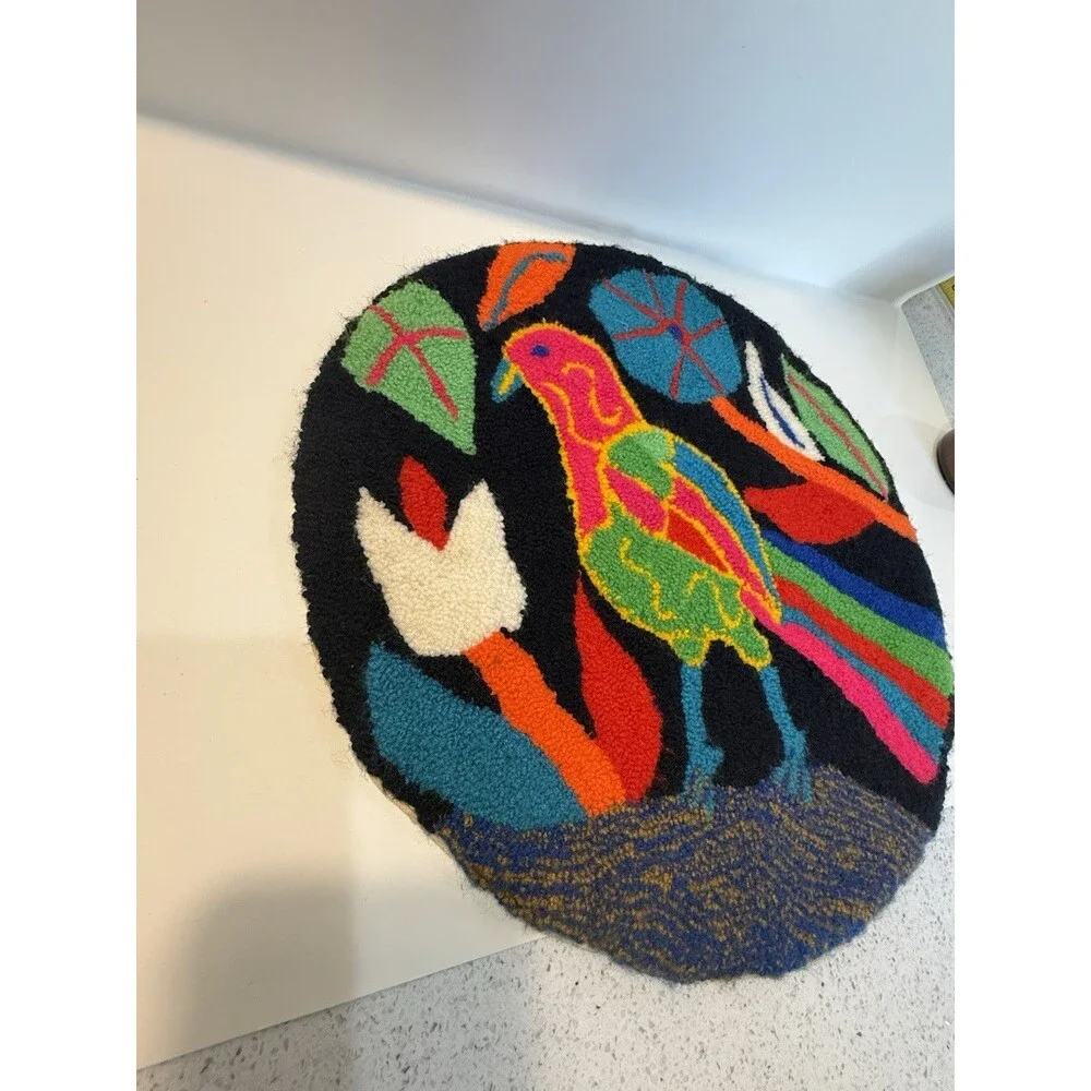 Vtg Venezuela Bird Handmade Colorful 15